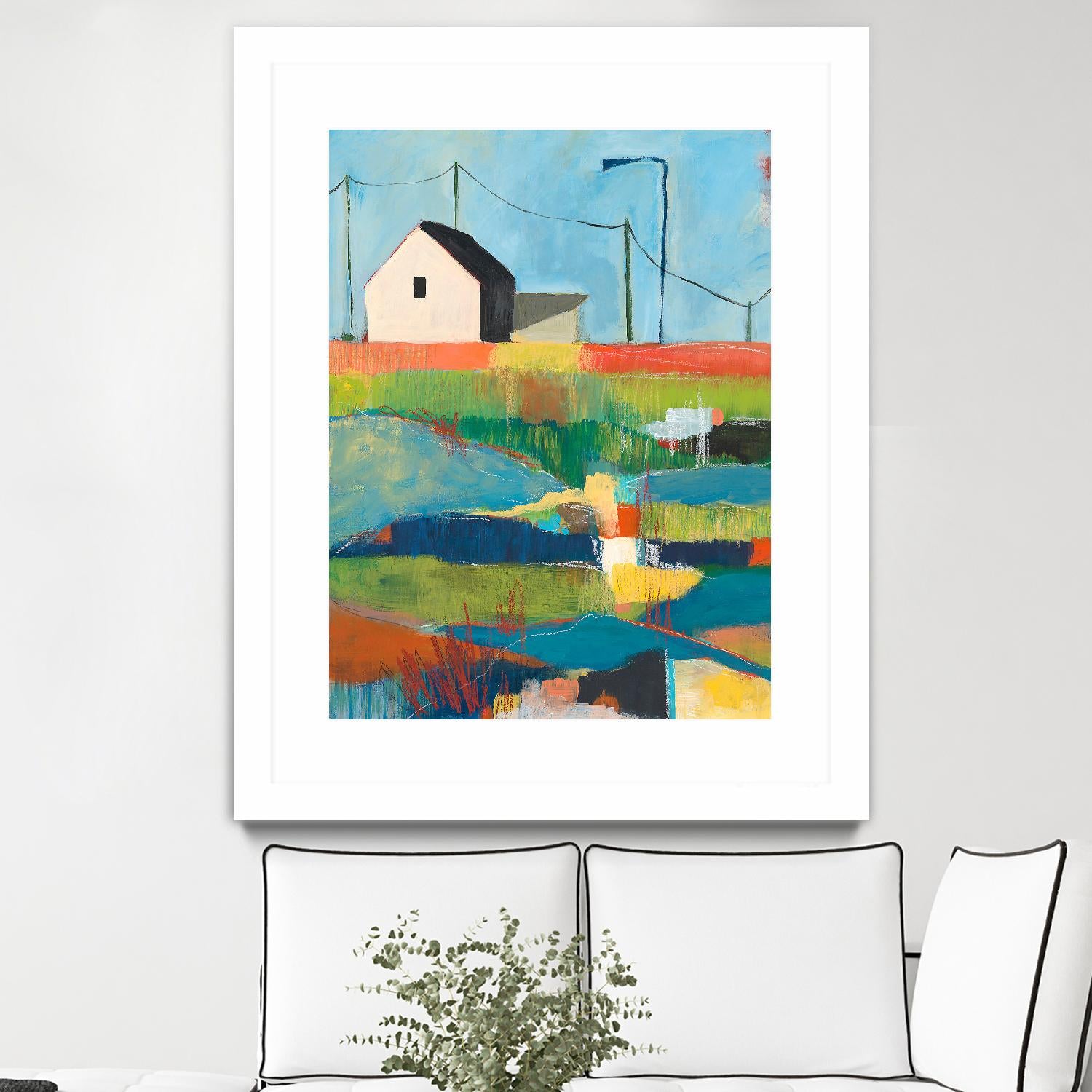 Western Edge by Jan Weiss on GIANT ART - multicolor landscapes; contemporary; abstracts