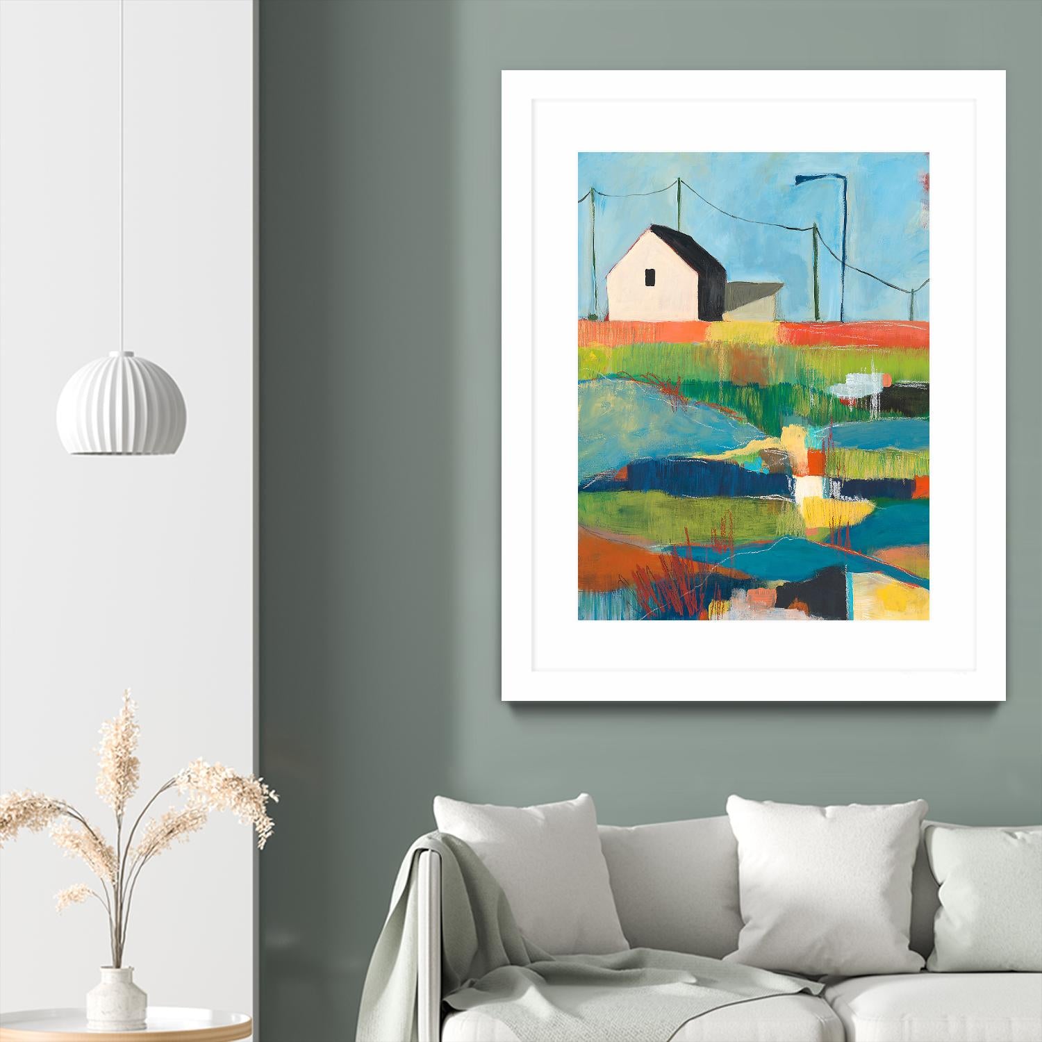 Western Edge by Jan Weiss on GIANT ART - multicolor landscapes; contemporary; abstracts