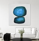 WEIGHTED by Marvin on GIANT ART - blue abstract
