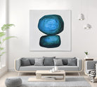 WEIGHTED by Marvin on GIANT ART - blue abstract
