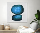WEIGHTED by Marvin on GIANT ART - blue abstract