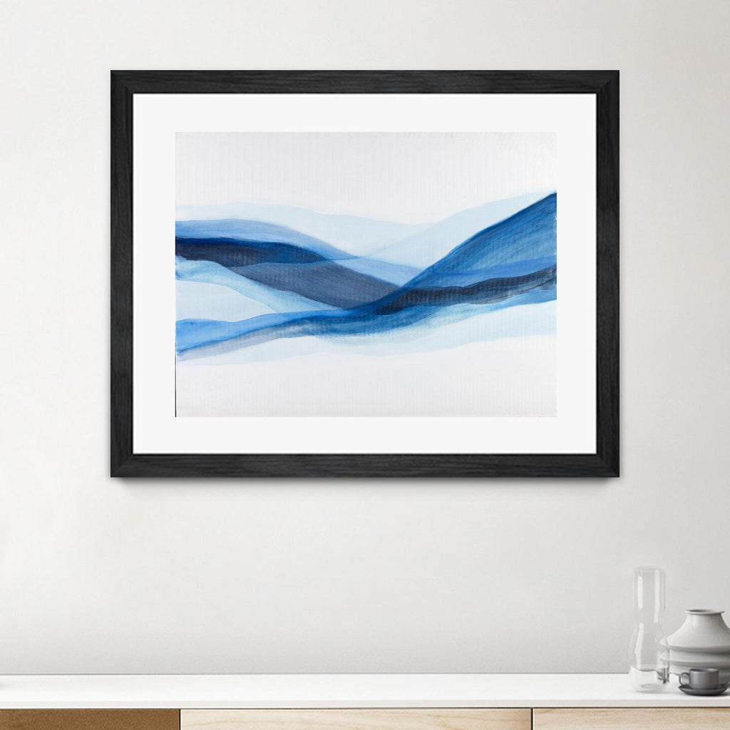 BALEINE by Marvin on GIANT ART - blue abstract