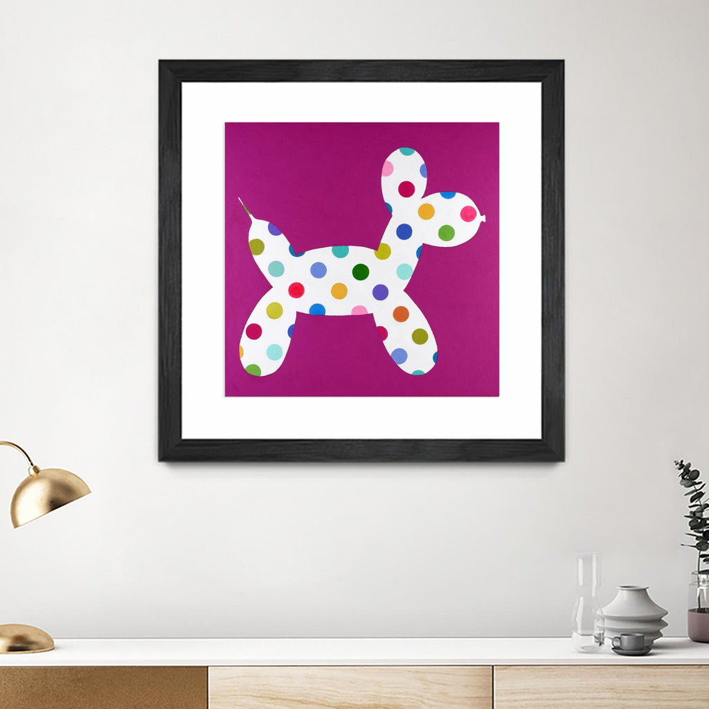 DOTTIE by Marvin on GIANT ART - blue abstract