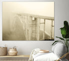 Misty Bridge by Dennis Frates on GIANT ART - grey photo art