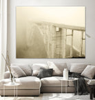 Misty Bridge by Dennis Frates on GIANT ART - grey photo art