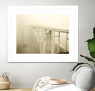 Misty Bridge by Dennis Frates on GIANT ART - grey photo art