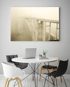 Misty Bridge by Dennis Frates on GIANT ART - grey photo art