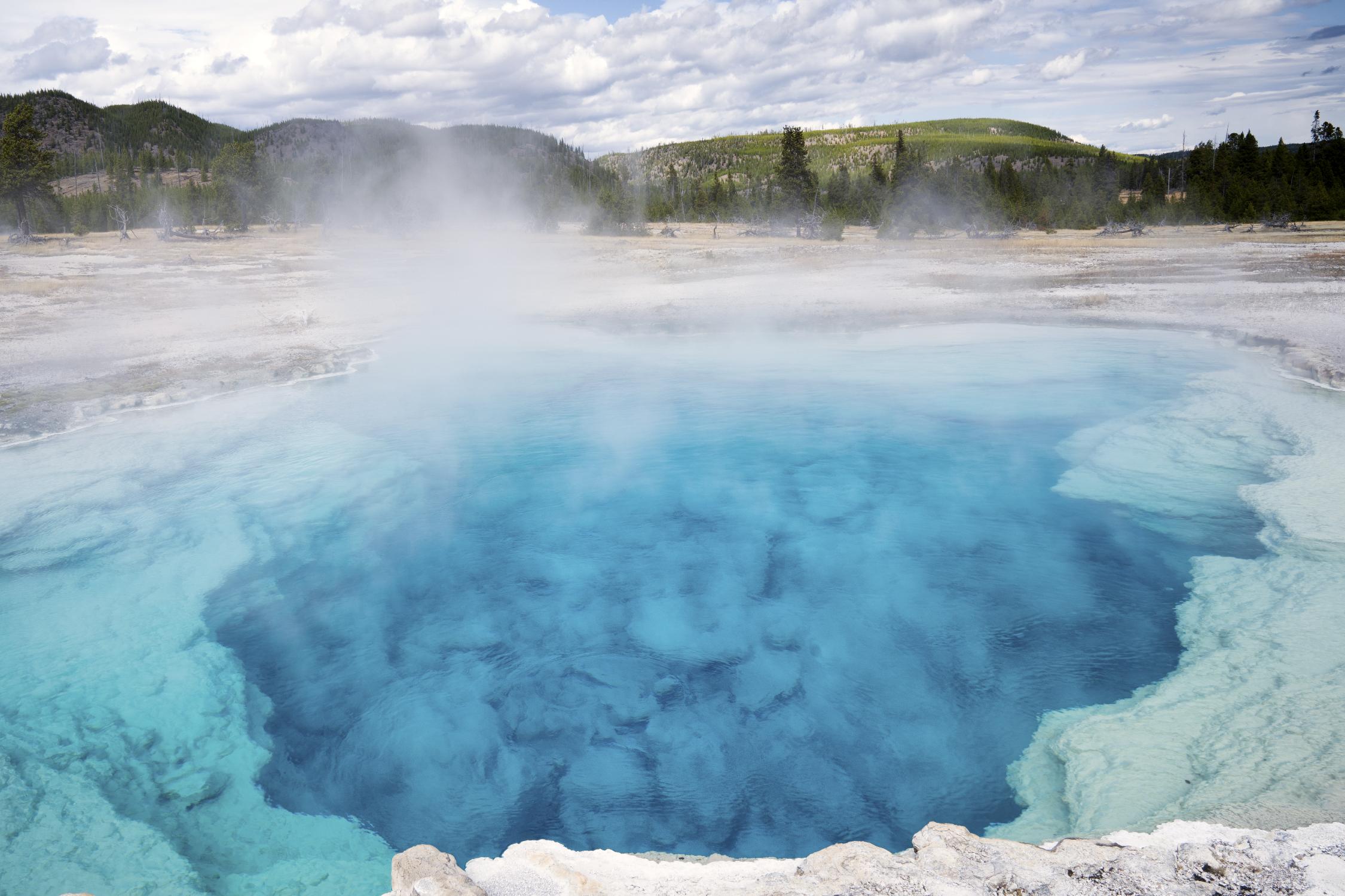 Saphire Pool by Dennis Frates on GIANT ART - white tropical