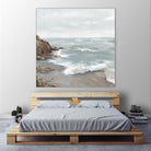 Beautiful Bay by Eva Watts on GIANT ART - blue abstract vacation