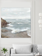 Beautiful Bay by Eva Watts on GIANT ART - blue abstract vacation