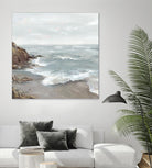 Beautiful Bay by Eva Watts on GIANT ART - blue abstract vacation