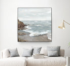 Beautiful Bay by Eva Watts on GIANT ART - blue abstract vacation