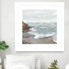 Beautiful Bay by Eva Watts on GIANT ART - blue abstract vacation