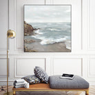 Beautiful Bay by Eva Watts on GIANT ART - blue abstract vacation