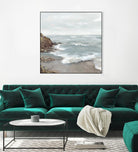 Beautiful Bay by Eva Watts on GIANT ART - blue abstract vacation