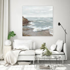 Beautiful Bay by Eva Watts on GIANT ART - blue abstract vacation