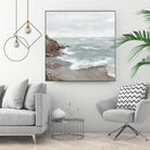 Beautiful Bay by Eva Watts on GIANT ART - blue abstract vacation