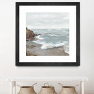 Beautiful Bay by Eva Watts on GIANT ART - blue abstract vacation