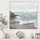 Beautiful Bay by Eva Watts on GIANT ART - blue abstract vacation