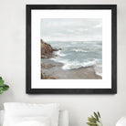 Beautiful Bay by Eva Watts on GIANT ART - blue abstract vacation