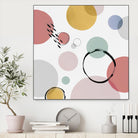 Colour Motion I by Isabelle Z on GIANT ART - red abstract