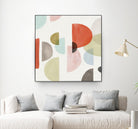 Dot Com I by Isabelle Z on GIANT ART - red abstract