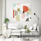 Dot Com I by Isabelle Z on GIANT ART - orange abstract