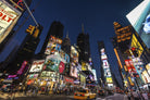 Times Square Billboards by Guilliame Gaudet on GIANT ART - black city scene