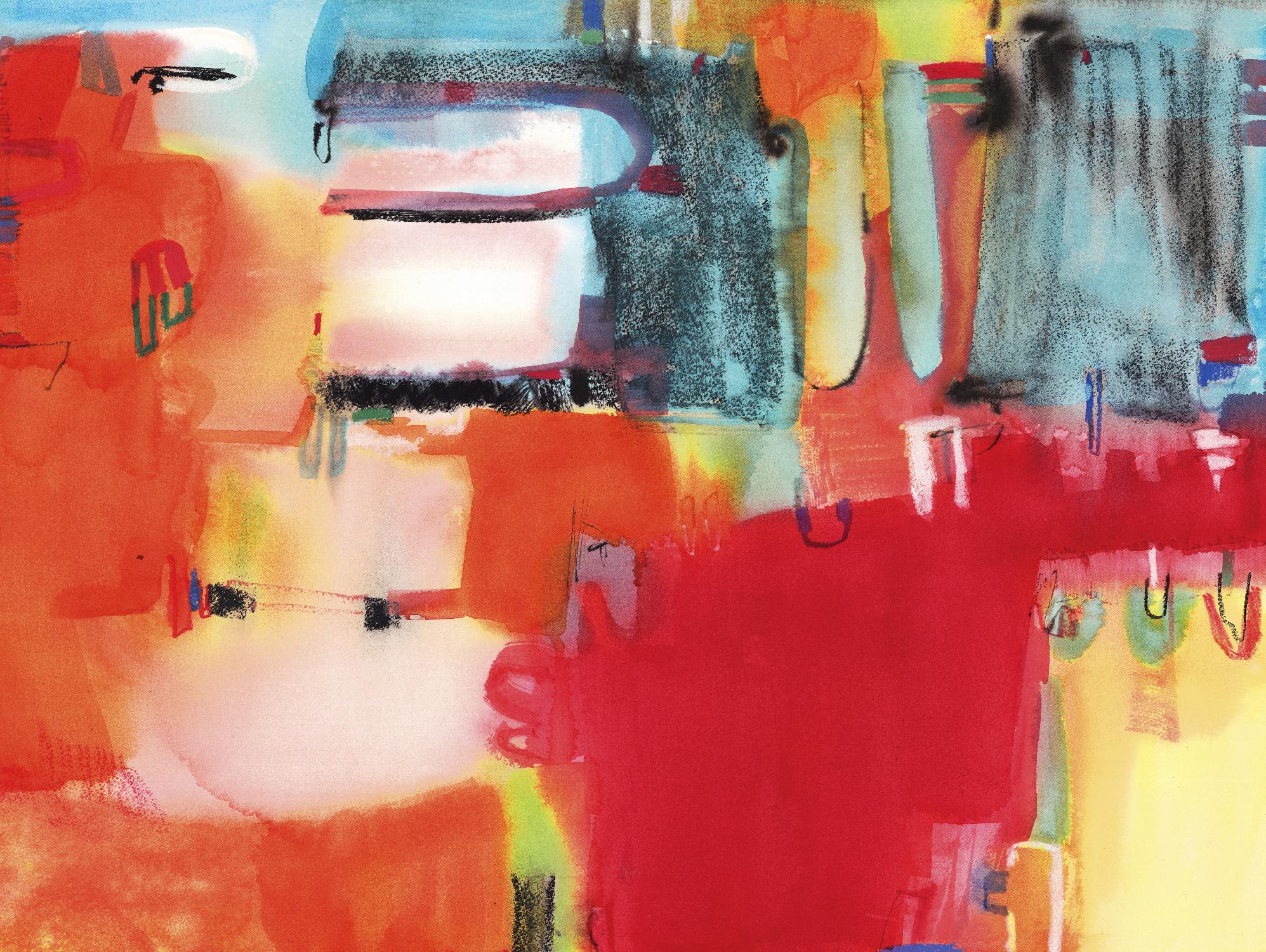 City in Color by Bianka Guna on GIANT ART - orange abstract