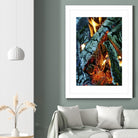 Camp Fire by Jaime Rodominick on GIANT ART - orange photo art