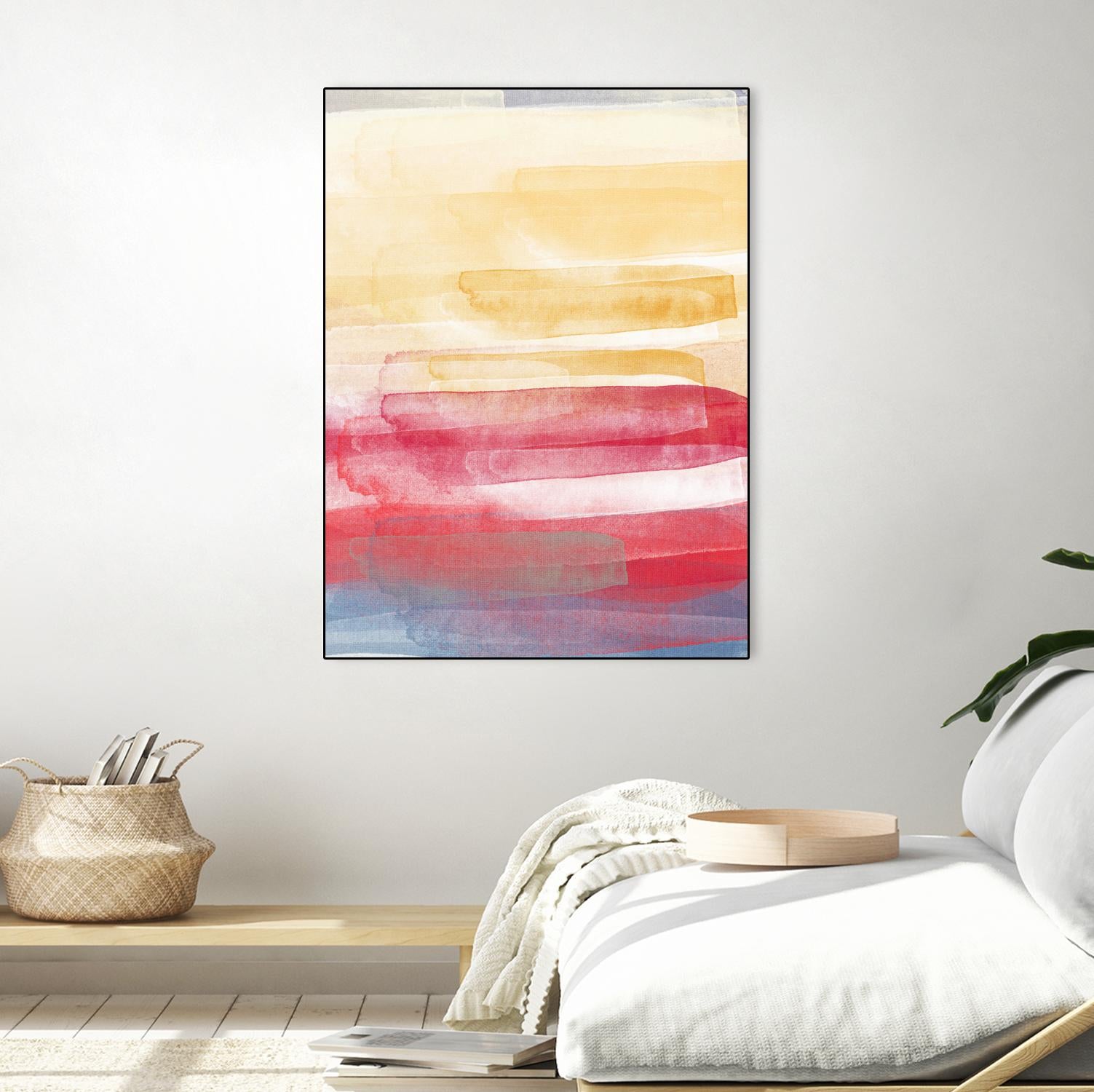 A Little More by Jenn Jorgensen on GIANT ART - yellow abstract