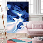 Blue Day by Joe Gemignani on GIANT ART - white abstract