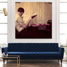 Reading Man by Joe Gemignani on GIANT ART - beige photo art