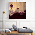 Reading Man by Joe Gemignani on GIANT ART - beige photo art