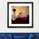 Reading Man by Joe Gemignani on GIANT ART - beige photo art