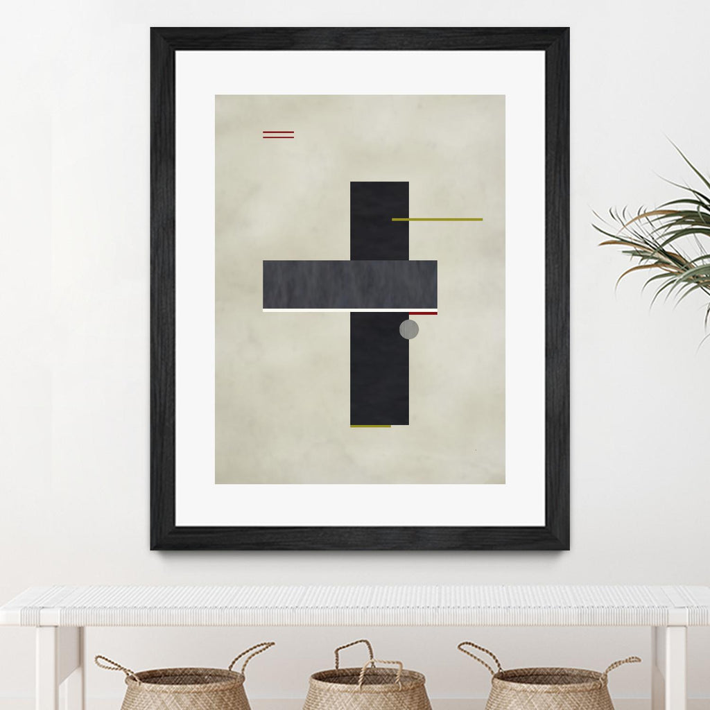 Rectangle Love by Kevin Calaguiro on GIANT ART - black abstract