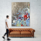 Luster III by Kathryn Neale on GIANT ART - blue abstract