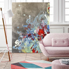 Luster III by Kathryn Neale on GIANT ART - blue abstract