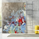 Luster III by Kathryn Neale on GIANT ART - blue abstract