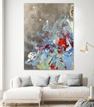 Luster III by Kathryn Neale on GIANT ART - blue abstract