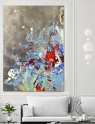 Luster III by Kathryn Neale on GIANT ART - blue abstract
