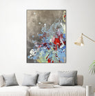 Luster III by Kathryn Neale on GIANT ART - blue abstract