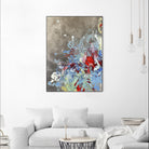 Luster III by Kathryn Neale on GIANT ART - blue abstract