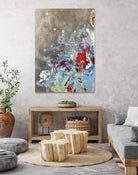 Luster III by Kathryn Neale on GIANT ART - blue abstract