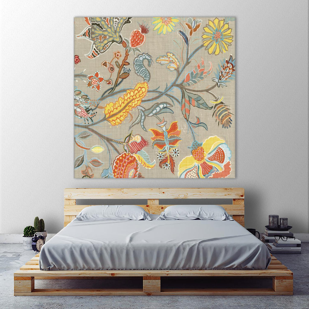 Folklore II by Maya Woods on GIANT ART - yellow floral
