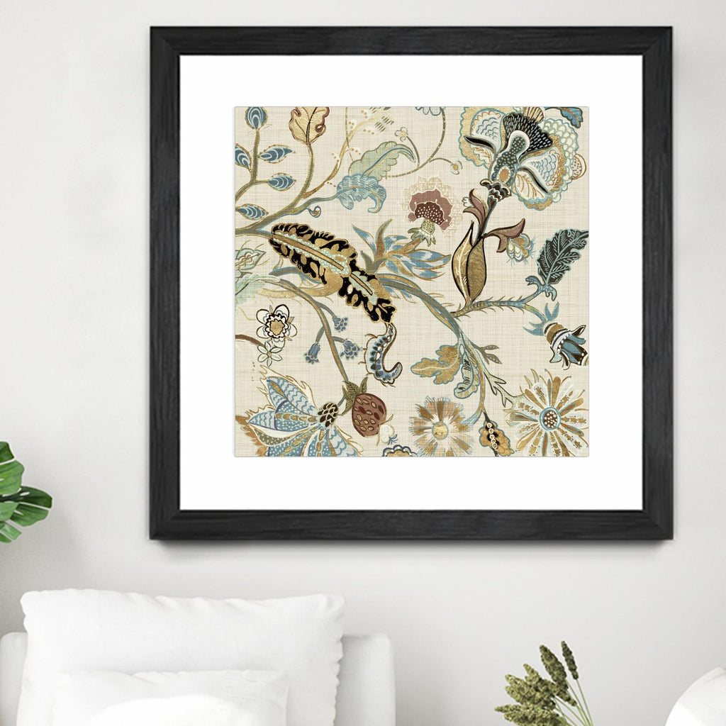 Mythos II by Maya Woods on GIANT ART - brown floral