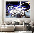 A Light Trails IV by Norm Stelfox on GIANT ART - black abstract