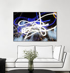 A Light Trails IV by Norm Stelfox on GIANT ART - black abstract