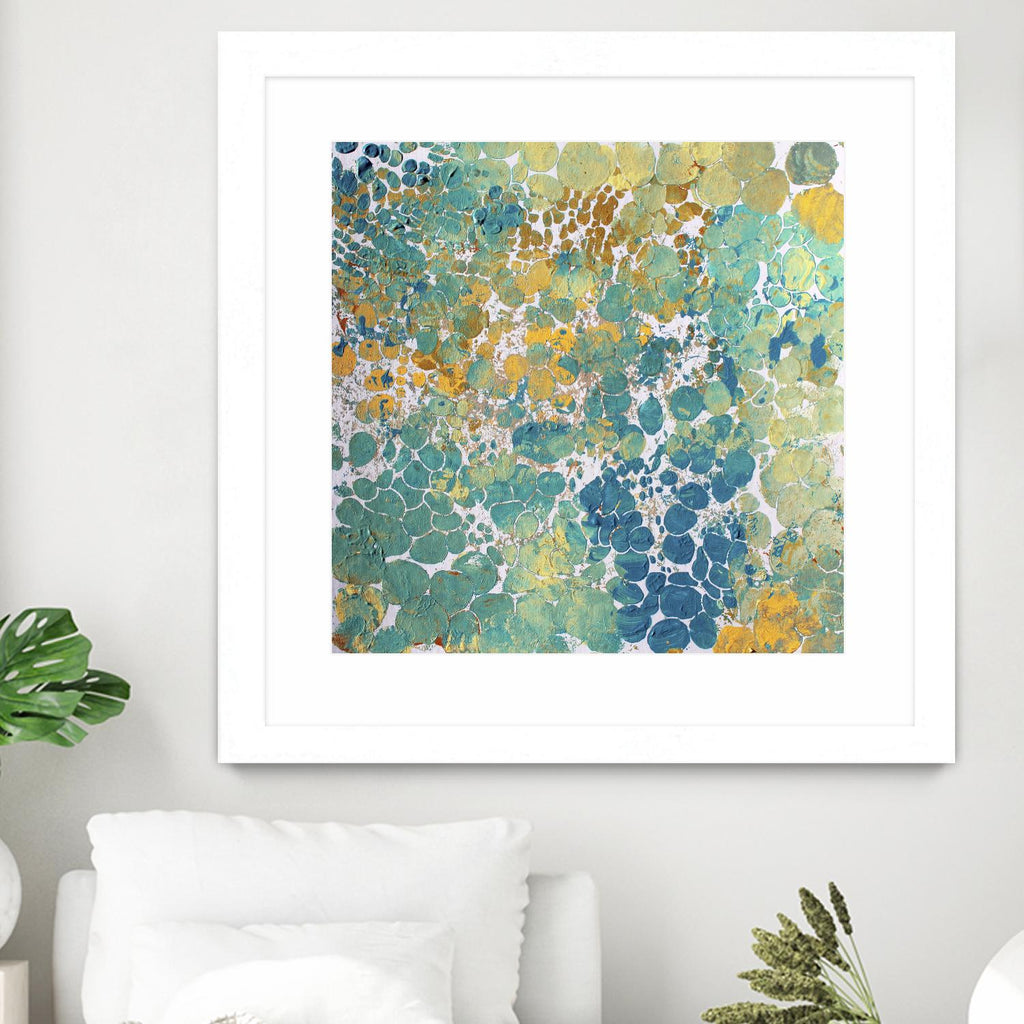 Textured by Irena Orlov on GIANT ART - yellow abstract