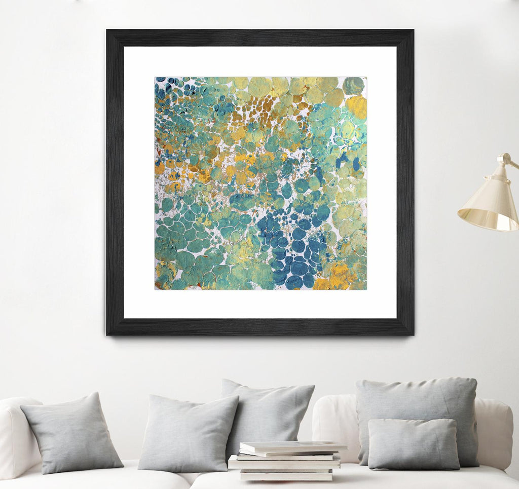 Textured by Irena Orlov on GIANT ART - yellow abstract